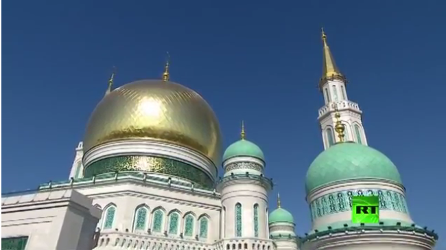 آغاز مراسم افتتاح مسجد جامع مسکو+تصاویر