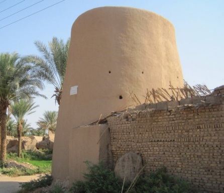 برج هادرباش قلعه ای مستحکم برای حفاظت از نخلستانها