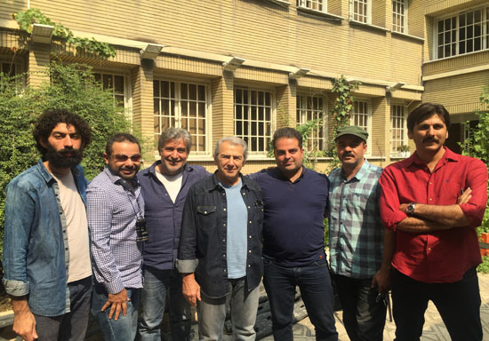 بابک حمیدیان از امروز جلوی دوربین سام قریبیان رفت