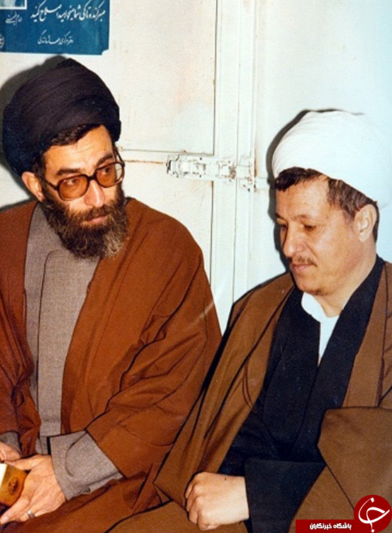 رییس مجمع تشخیص مصلحت نظام در کنار رهبر انقلاب + عکس