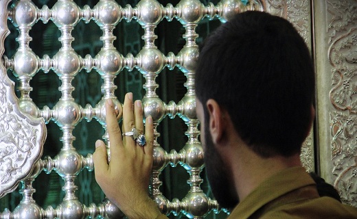 رونمایی از دو نیم ضریح خیمه گاه حضرت عباس(ع)