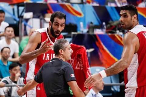گزارش تصویری دیدار تیم&zwnj;های بسکتبال ایران و چین/ 1