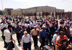 تحصن غیرت مقابل مسجد جامع کرمان