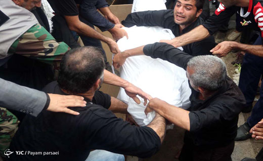 گزارش تصویری از مراسم تدفین هادی نوروزی در بابل