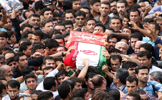 گزارش تصویری از مراسم تدفین هادی نوروزی در بابل
