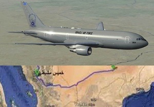 فرود هواپیمای اسرائیلی حامل اسلحه در عربستان