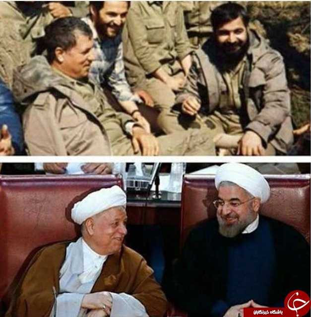 روحانی و هاشمی از دیروز تا امروز + تصاویر
