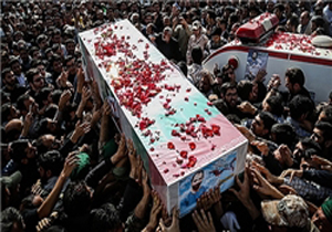 تشییع پیکر 2نفر از حجاج دامغانی فاجعه منا در سمنان