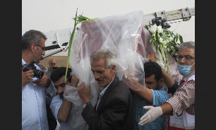 تشییع پیکر مطهر چند تن دیگر از زائران جان باخته مهاباد