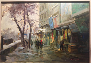 نمایش احساسات درونی یک هنرمند توسط «رنگ و ماه»