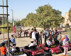 بوستان آموزش ترافیک ویژه کودکان در زاهدان راه اندازی شد