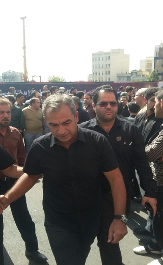 حضور محمود احمدی نژاد در مراسم