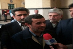 اظهارات احمدی نژاد در مراسم ختم هادی نوروزی