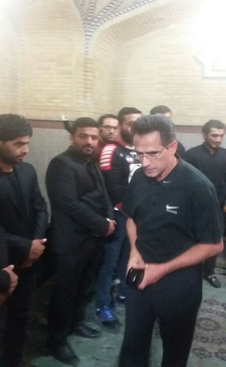 اظهارات احمدی&lrm;نژاد در مراسم ترحیم هادی نوروزی/ همسر ناصر حجازی هم آمد+ تصاویر