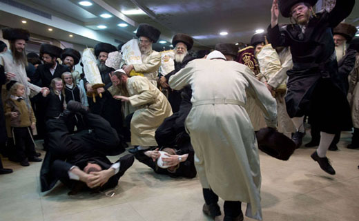 عجیب&zwnj;ترین رقص یهود + تصاویر