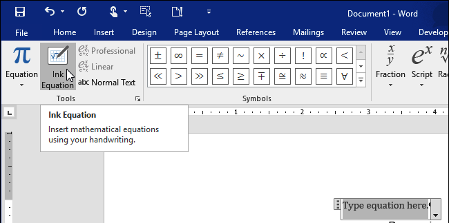 حل معادلات ریاضی خود را به Office 2016 بسپارید + آموزش