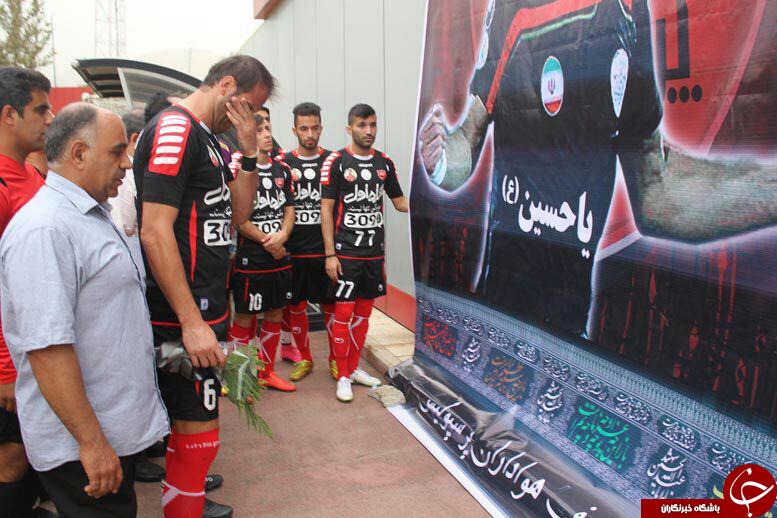 اشک های محسن بنگر در فراق کاپیتان پرسپولیس در دیدار با پاراگ + عکس