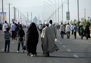 همایش بزرگ پیاده روی خانوادگی در قم برگزار شد