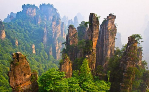 مناطق زیبای کوهستانی در چین+ تصاویر