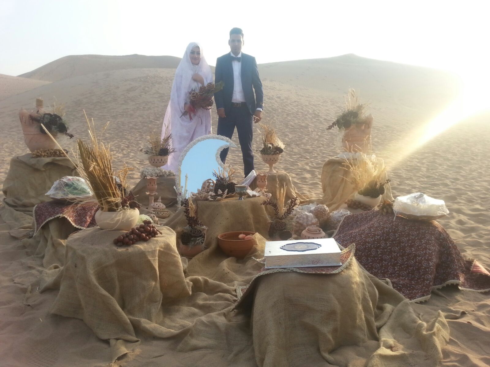عقدکنانی منحصر به فرد در دل کویر یزد+تصاویر