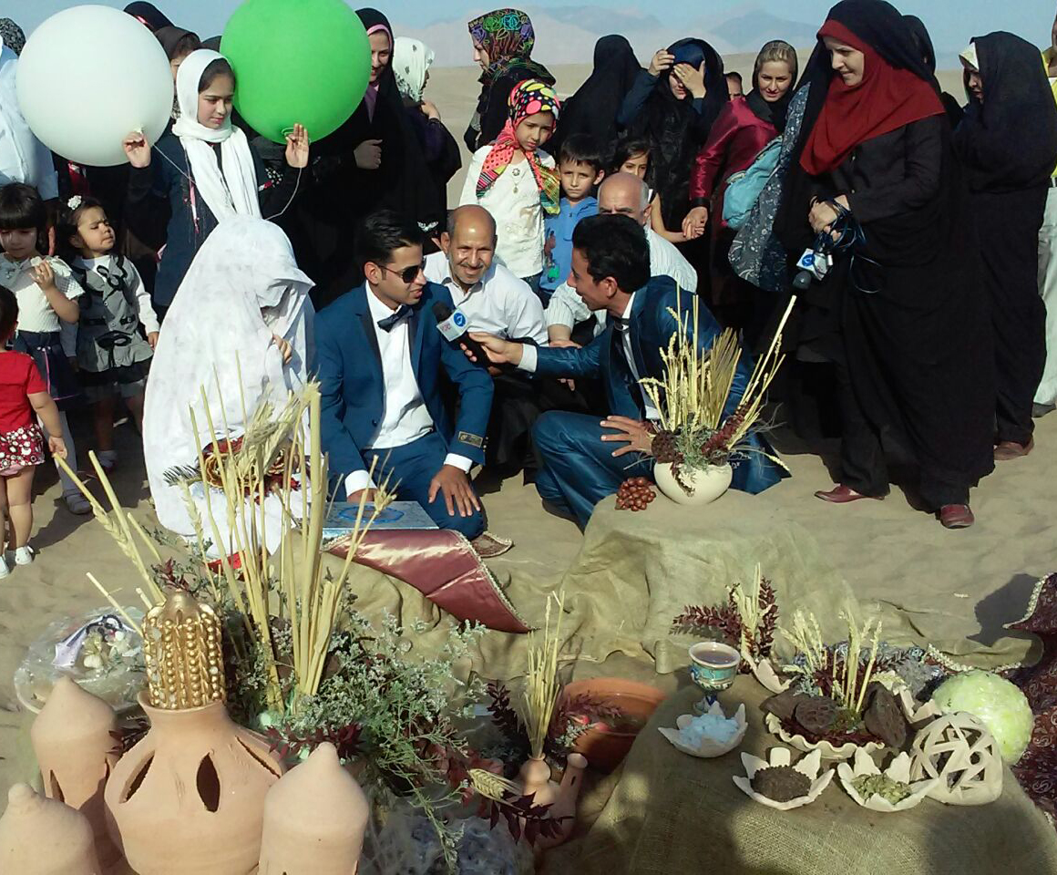عقدکنانی منحصر به فرد در دل کویر یزد+تصاویر