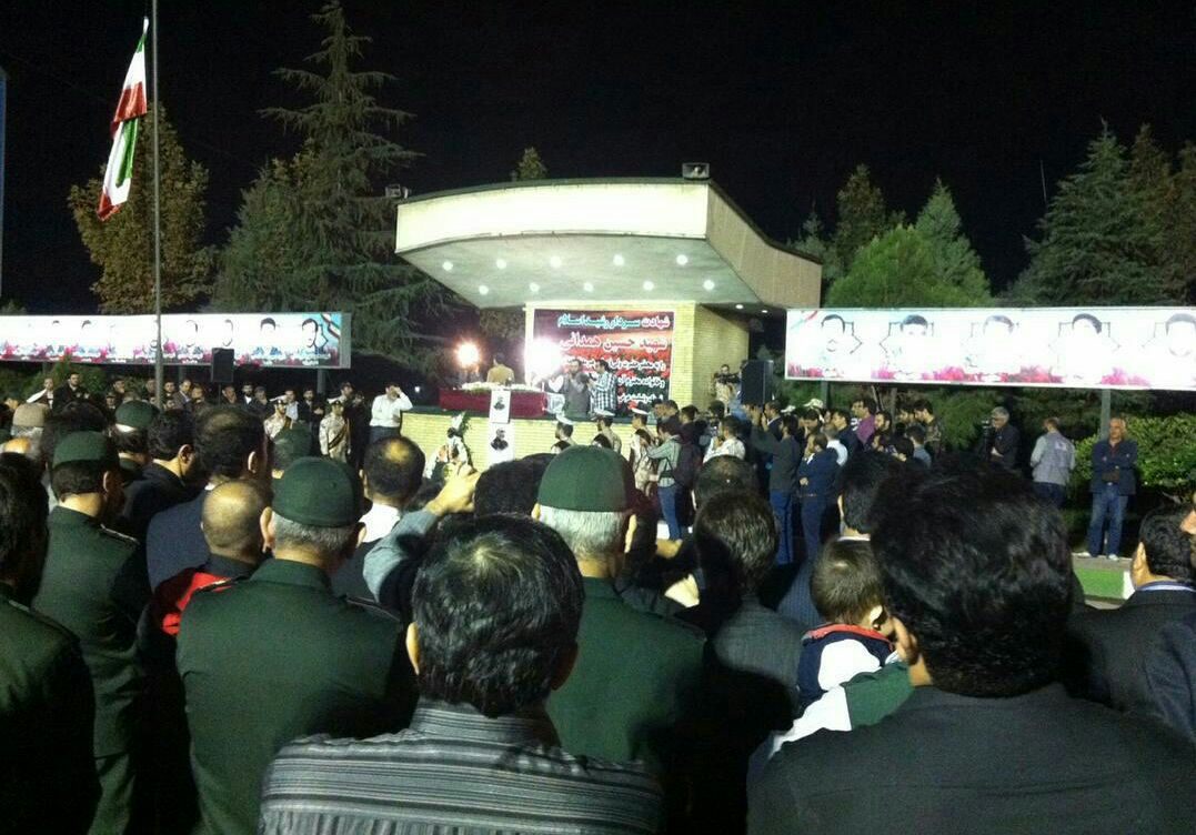 پیکر مطهر سردار شهید حسین همدانی وارد کشور شد + تصاویر