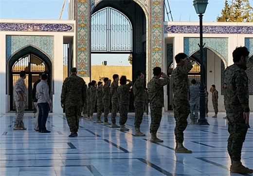آخرین وداع &laquo;سردار همدانی&raquo; با حضرت زینب(س) + تصاویر