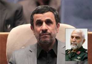 پیام تسلیت احمدی‌نژاد در پی شهادت سردار حسین همدانی