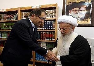 دیدار دکتر هاشمی با علما و مراجع عظام قم