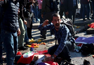 افزایش شمار کشته شدگان انفجارهای آنکارا به 95 نفر