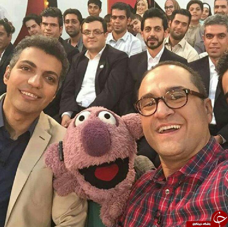 سلفی عادل فردوسی پور با جناب خان در برنام خندوانه + عکس