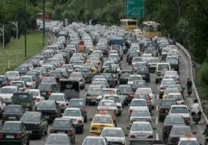 محورهای دارای بيشترين تردد طی 24 ساعت گذشته
