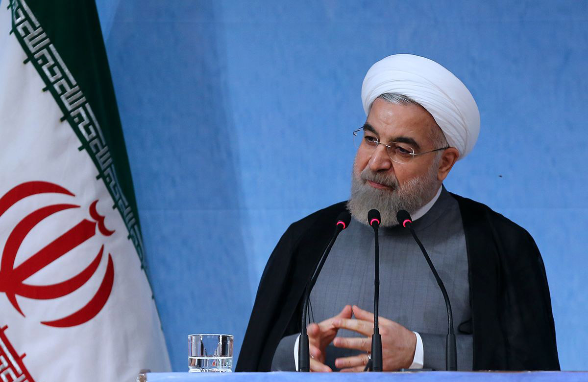 سخنرانی رئیس جمهور در ورزشگاه شهید متقی ساری