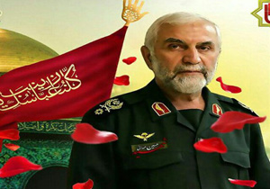 حضور چشمگیر هیات های سینه زنی در مراسم تشییع سردار همدانی