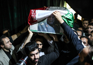 پیکر سردار همدانی در باغ بهشت همدان به خاک سپرده شد