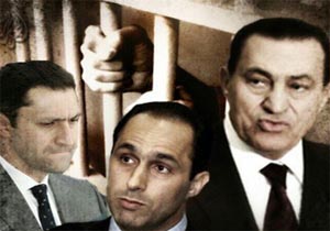 حکم آزادی پسران دیکتاتور سابق مصر صادر شد