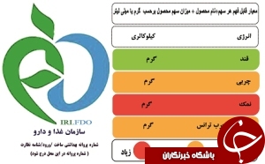 برچسب سلامت بر محصولات غذایی تولید خوزستان
