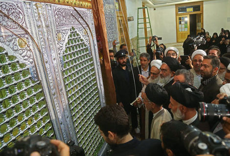 رونمایی از ضریح جدید حضرت معصومه (س)