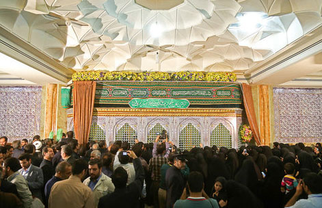 رونمایی از ضریح جدید حضرت معصومه (س)