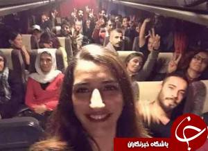 آخرین سلفی قبل از انفجار+ عکس