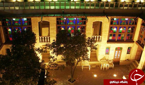 هتل سنتی شیراز با معماری زیبای خانه های