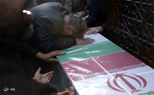 خبرنگار شهید راهی جایگاه ابدی خود شد