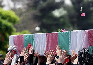 پیکر مطهر شهید گمنام در شهرکرد تشییع شد
