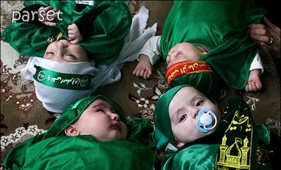 بیعت شیرخوارگان مشهدی با دردانه حسین (ع)
