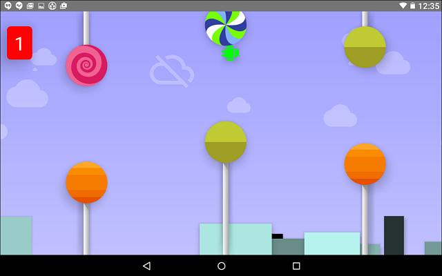 بازی مخفی&zwnj;شده در اندروید Lollipop