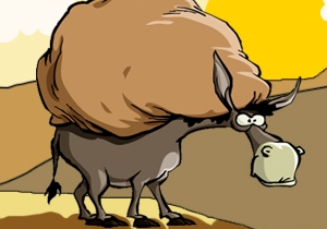 حکایت ضرب‌المثل «بار الاغ را که بردارند، ...» چیست؟