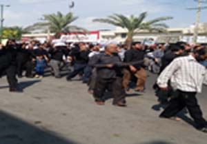 راهپیمایی نمازگزاران هرمزگانی در حمایت از انتفاضه فلسطین