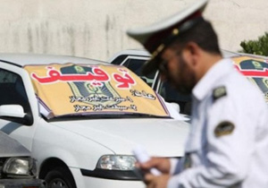 توقیف یک خودرو با 58 میلیون ریال خلافی در همدان
