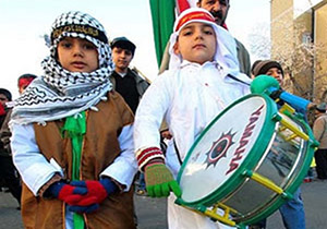 محفل کودکان مشهدی در حاشیه مجالس حسینی