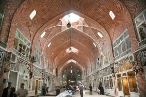 بازار تبریز در قاب هنر معرق